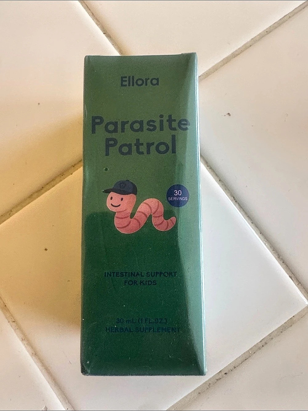 Ellora Parasite Patrol Intestinal Support for Kids 30 mL